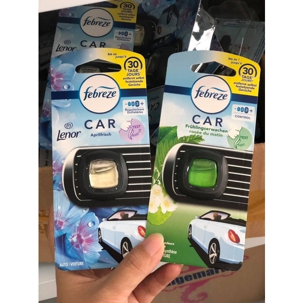 Nước hoa oto ⚡ CAM KẾT HÀNG CHUẨN ⚡ Nước hoa khử mùi Febreze cho cửa gió ô tô tạo mùi hương, chống ẩm mốc - Nội địa Đức