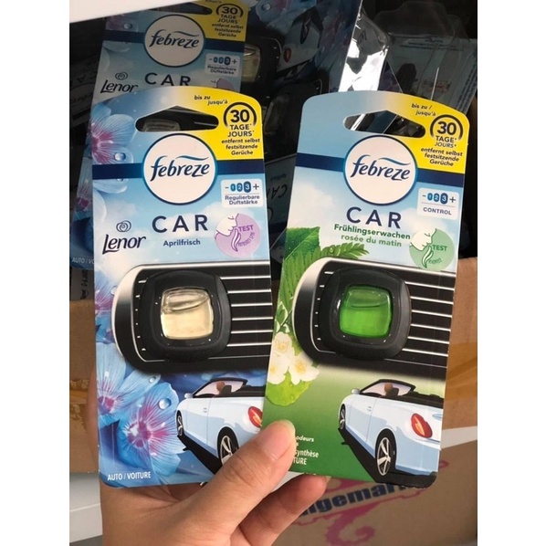 [Freeship] Nước hoa khử mùi Febreze cho cửa gió ô tô - Nội địa Đức