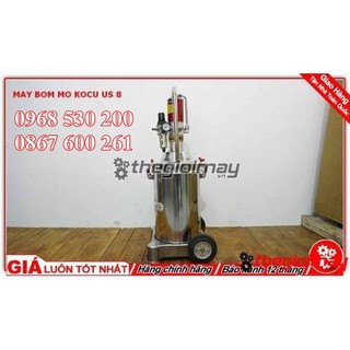 Máy bơm mỡ khí nén inox Kocu US-8 12 lít