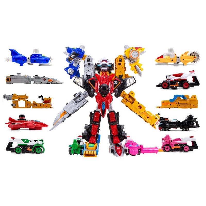 Đồ chơi siêu nhân Nguyên Set Robot Lupinranger Kaitou Sentai Lupinranger VS Keisatsu Sentai