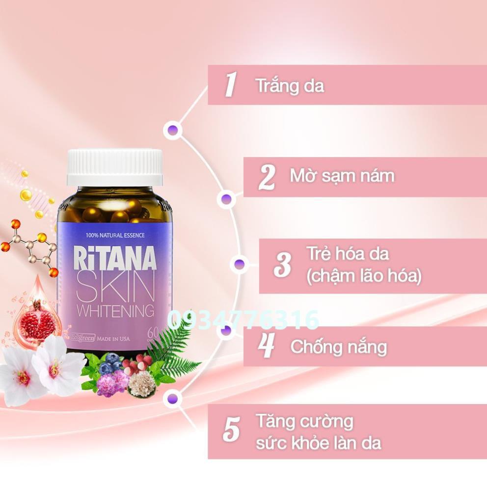 Viên uống RITANA trắng da mờ sạm nám (30 viên)