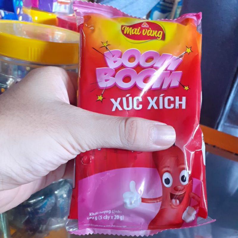 Xúc xích Boom Boom Mai Vàng Vissan gói 100g