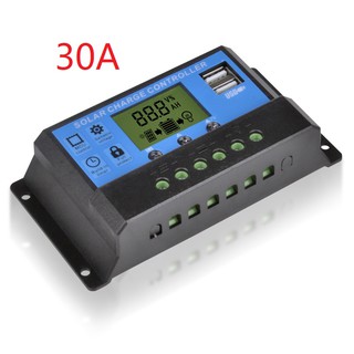 Bộ điều khiển sạc năng lượng mặt trời 30A tự động nhận bình acquy 12V24V