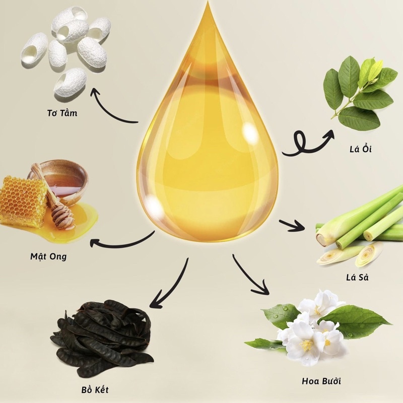 Dầu gội thảo dược 100% organic - nuôi dưỡng tóc suôn mượt, phục hồi hư tổn, giảm ngứa, giảm gàu, kích thích mọc tóc