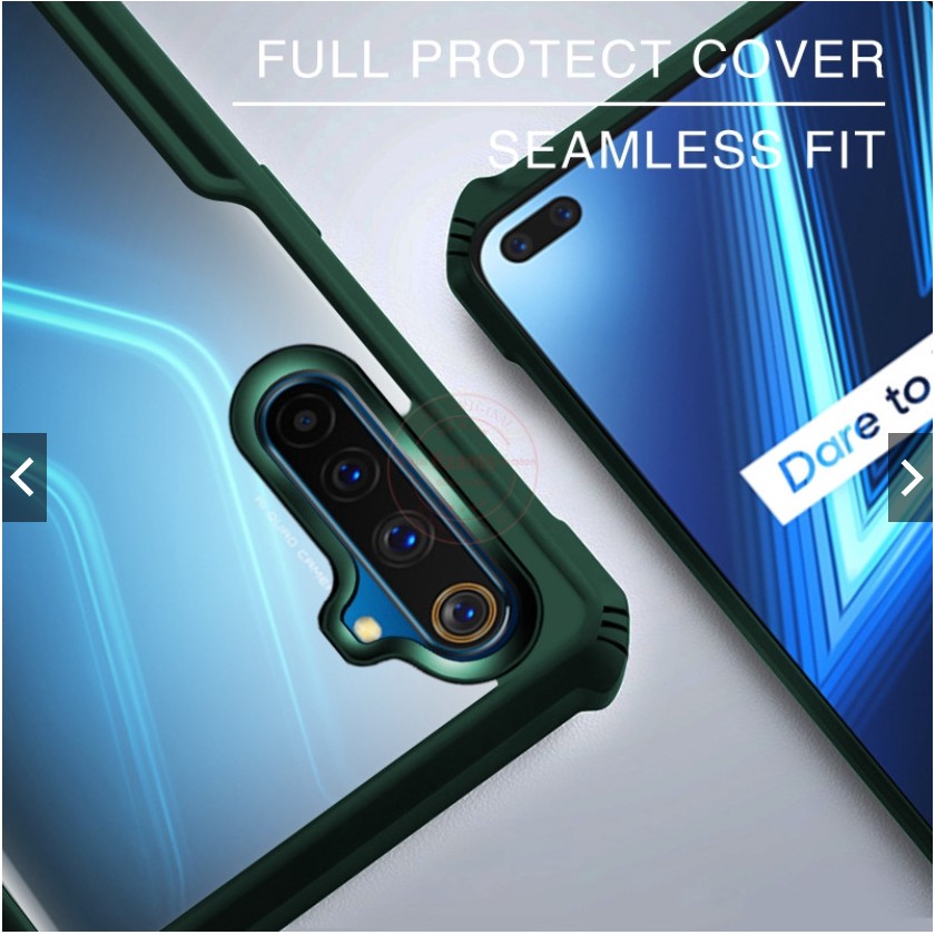 Ốp Điện Thoại Siêu Mỏng Chống Sốc / Trầy Xước Cạnh Acrylic Mềm Màu Trong Suốt Cho OPPO Realme 6 Cover Realme6