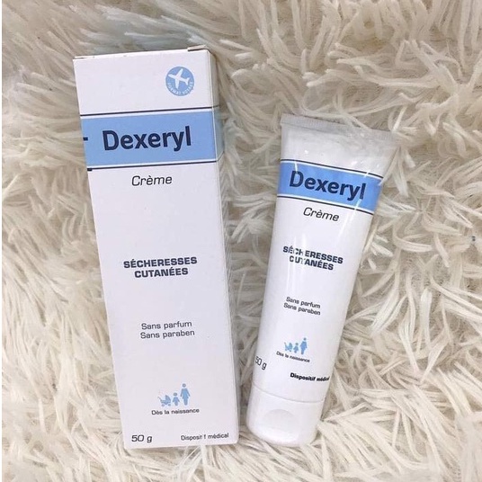 Kem Nẻ Dưỡng Ẩm Dexeryl Creme Pháp (50g+250g) Chống Da Nứt Nẻ Chàm Sữa Mẩn Ngứa Rôm Sảy Cho Trẻ Sơ Sinh Người Lớn