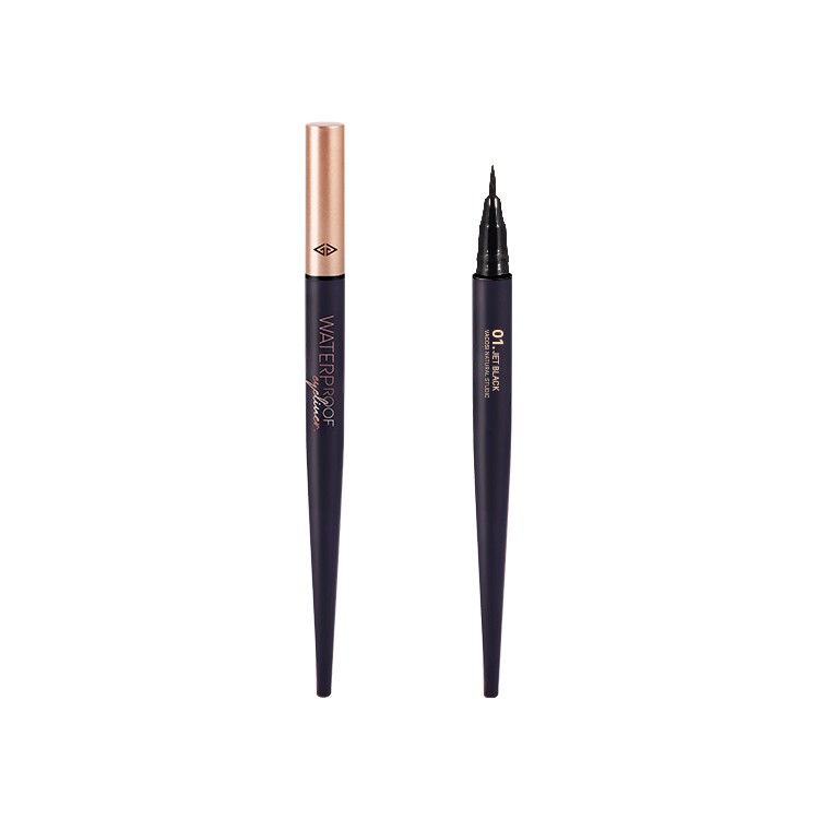 [CHÍNH HÃNG] Bút Dạ Kẻ Mắt Nước Vacosi Waterproof Eyeliner Pen 5ml #01 Jet Black (Đen)