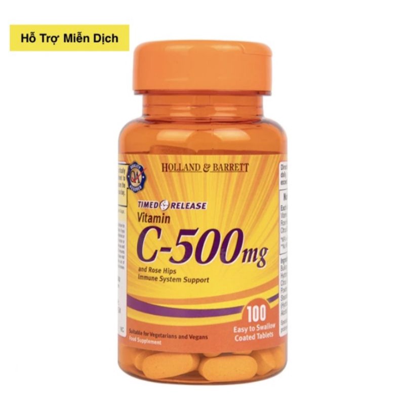 Vitamin C 500mg của hãng Holland and Barrett