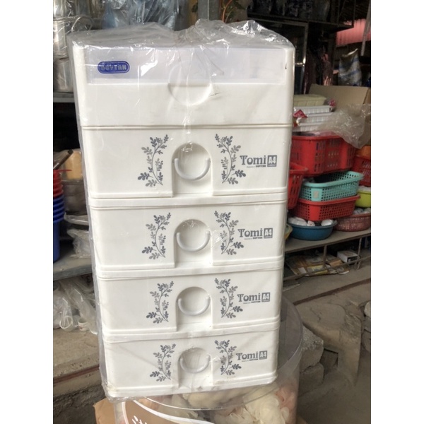 sỉ lẻ tủ tomi A4 5ngăn nhựa duy tân