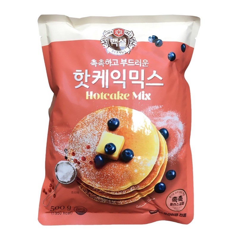 [Mã 77FMCGSALE1 giảm 10% đơn 250K] Bột bánh Hot Cake (Pancake Mix) 500 gram Hàn Quốc