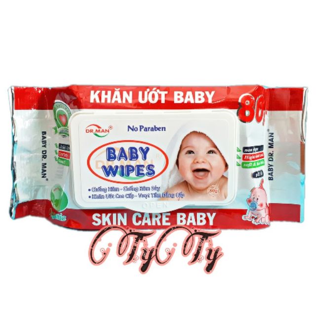 [Mã 267FMCGSALE giảm 8% đơn 500K] Combo 10 Bịch Khăn Giấy Ước Baby Wipes