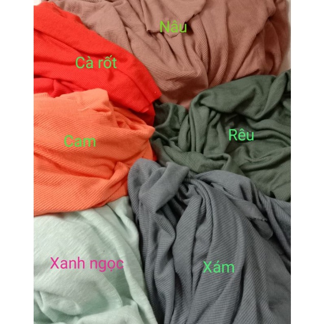 Xả kho Vải thun tăm, thun gân, len tăm xược, borip giá rẻ