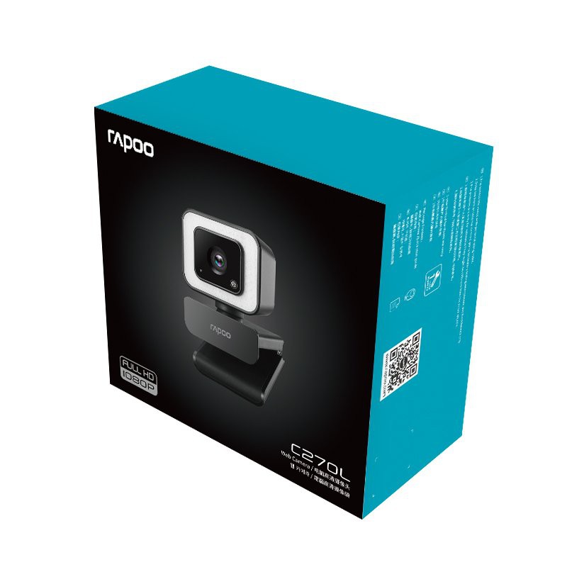 Webcam RAPOO C270L độ phân giải Full HD 1080P Hãng phân phối chính thức