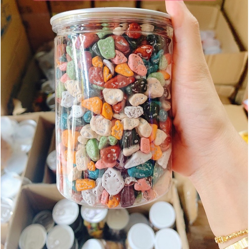 [Freeship ] KẸO SỎI - NHỘNG SOCOLA (NHIỀU MẪU HŨ PET LỰA CHỌN ) 500Gr