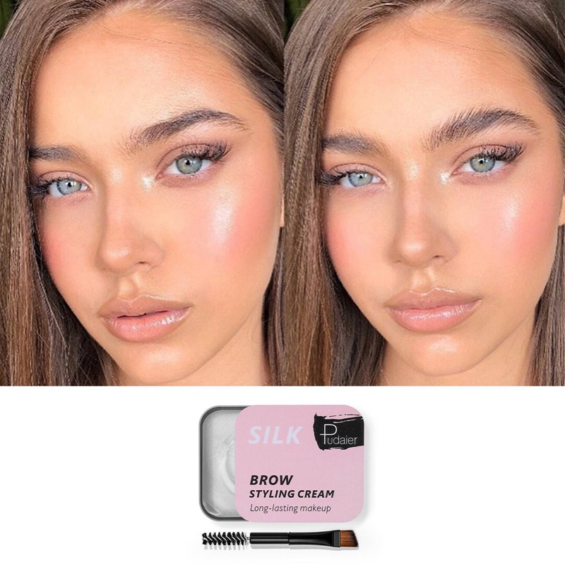 Kem tạo kiểu lông mày tự nhiên không màu lâu trôi kèm cọ | BigBuy360 - bigbuy360.vn