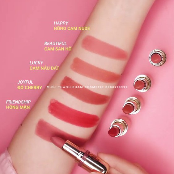 Son MOI mini tách set Golden Gift