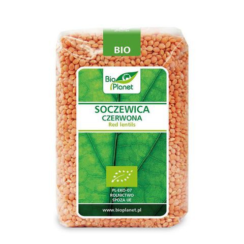 Đậu lăng đỏ hữu cơ Bio Planet Red Lentils 500g