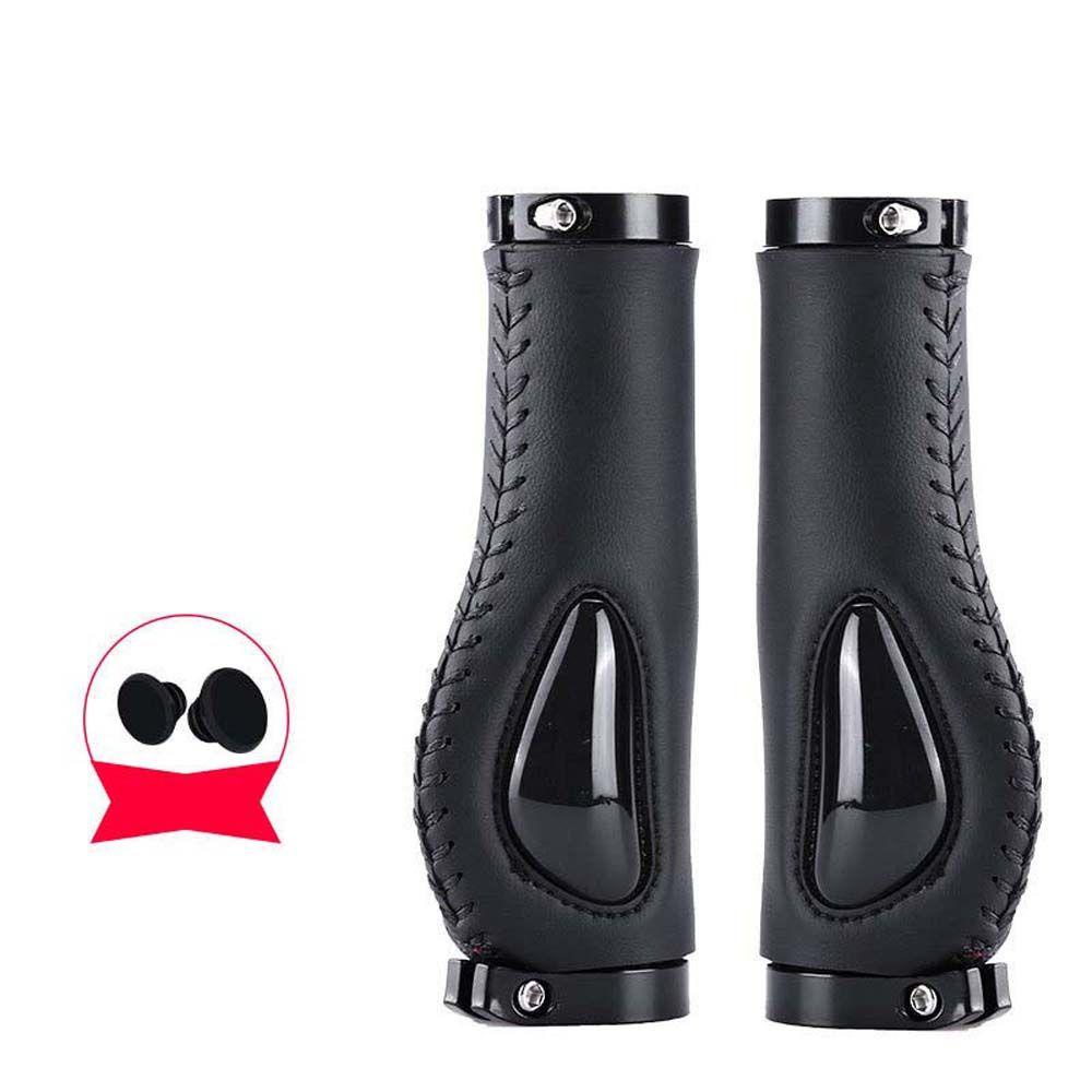 Vỏ Bọc Tay Lái Xe Đạp Bằng Da PU Chống Trượt Có Khóa Hợp Kim