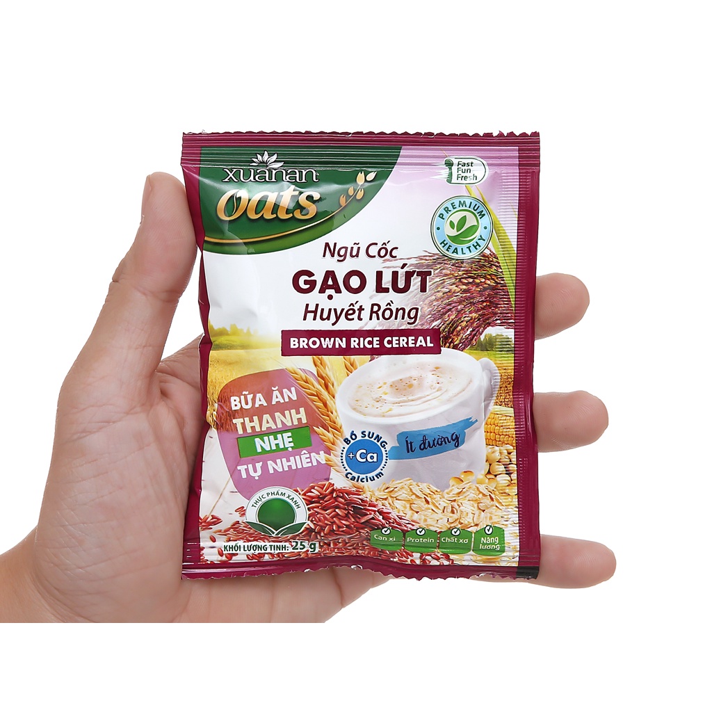 Ngũ cốc Gạo lức huyết rồng 400g( mẫu mới)