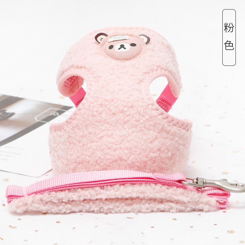 dây dắt yếm body teddy dành cho chó mèo