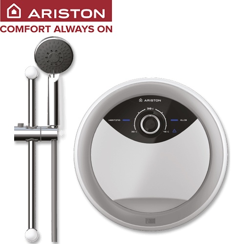 Bình nóng lạnh Ariston trực tiếp RMC45E-VN Kích thước: 350 x 350 x 80 mm