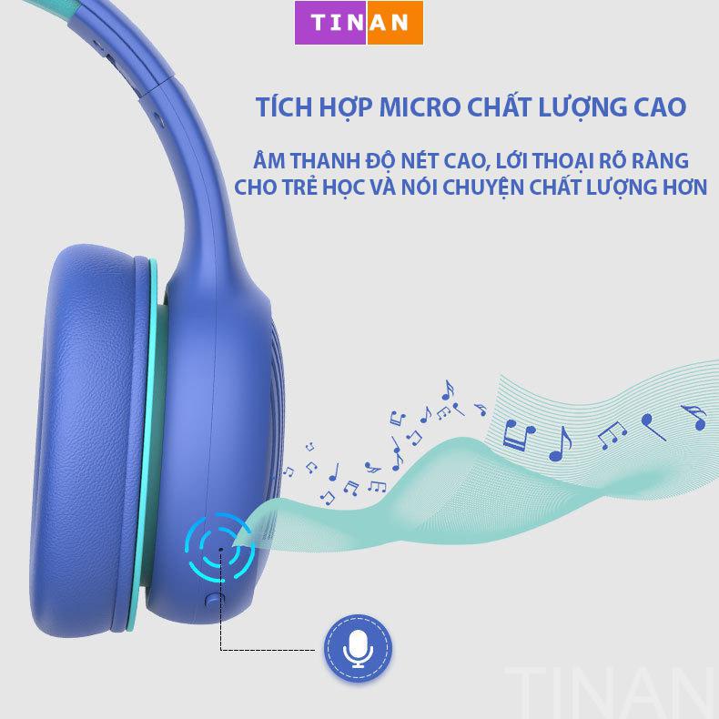 Tai Nghe Không Dây Bluetooth Gorsun E66, Có Thể Gập Lại, Cho Trẻ Em, Học Sinh, Luyện Nghe Nói Tiếng Anh