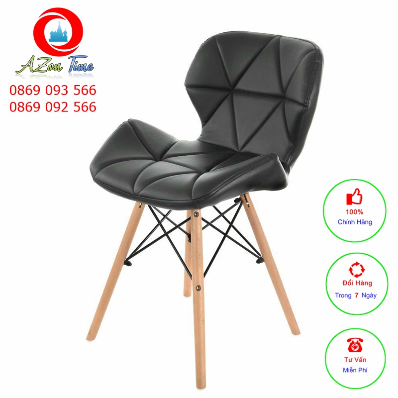 🌟 (EAMES - 03) Ghế EAMES Kachi đệm cách điệu, Ghế cánh bướm (HÀNG XUẤT KHẨU 100%) Thương hiệu AZON Time🌟