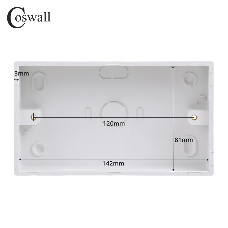 Hộp Gắn Ổ Cắm Tường Chuẩn 146x86mm | BigBuy360 - bigbuy360.vn