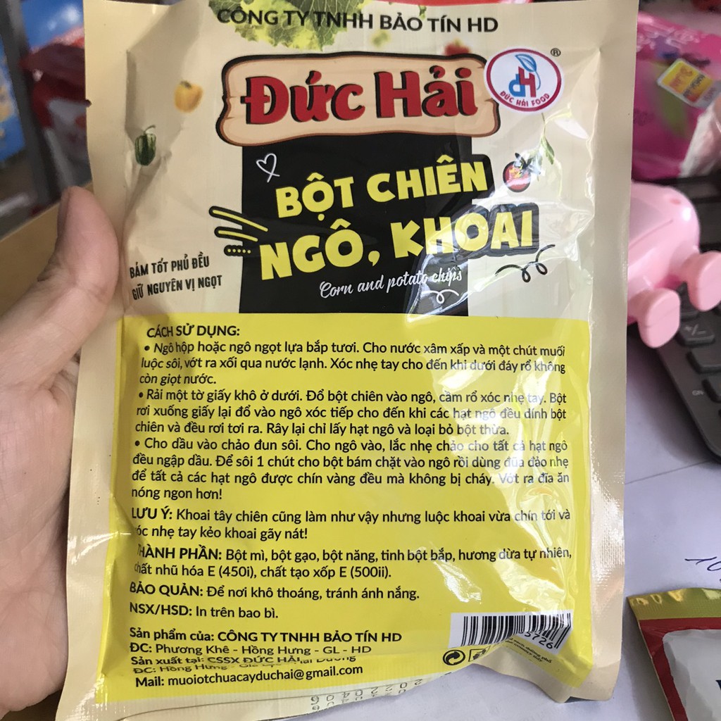 Bột chiên ngô chiên khoai, bột chiên chuối Đức Hải siêu ngon