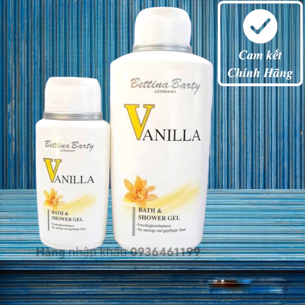 Sữa tắm mịn da thơm như nước hoa VANILLA 500ml Đức