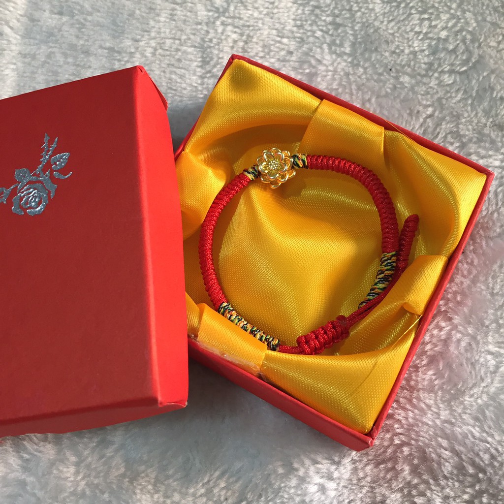 Vòng tay dây đỏ may mắn mix bạc 925 VCD38 (01,02,....,09)