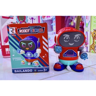 Robot đi bộ xoay theo nhạc có đèn 7 màu hot hit