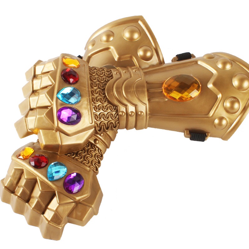 Găng Tay Mặt Nạ Đèn LED Hóa Trang Nhân Vật Thanos