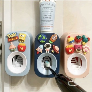 Máy lấy kem đánh răng sticker