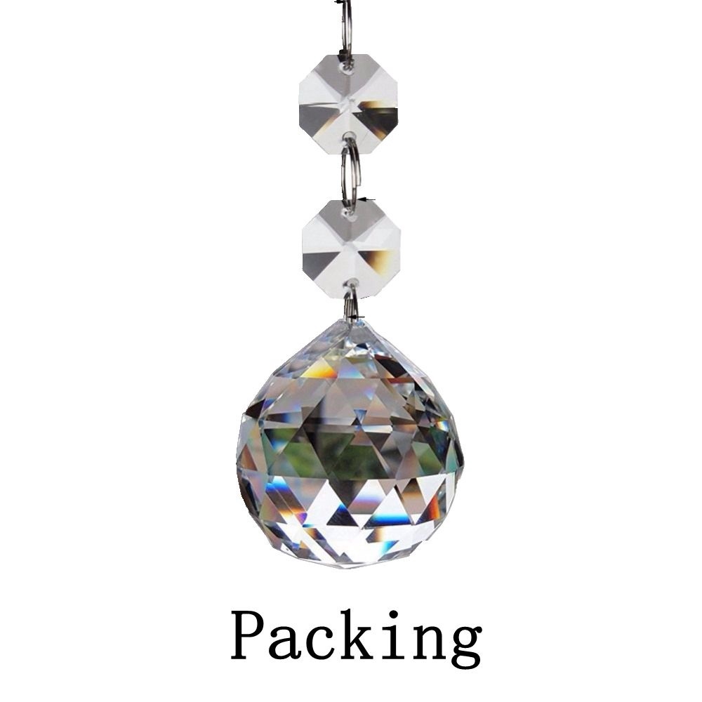 Quả Cầu Pha Lê Thủy Tinh 20mm 30mm Dùng Làm Đèn Treo Trang Trí