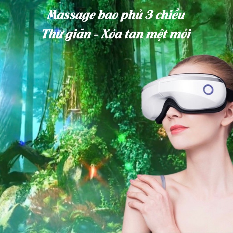 [Giảm Quầng Thâm Mắt]Máy Massage Mắt Xiaomi Aerpul AR-1027  Thông Minh Xóa Tan Mỏi Mắt Giảm Cuồng Thâm Breo Market