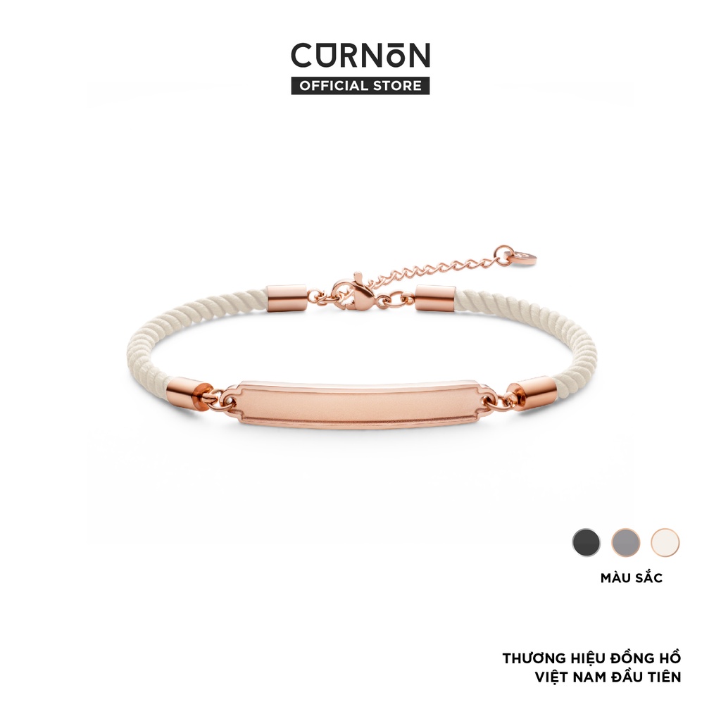 Vòng tay nam/nữ/unisex Curnon Cara Bracelet - trang sức, phụ kiện thời trang cho cặp đôi, thiết kế basic trending dễ đeo