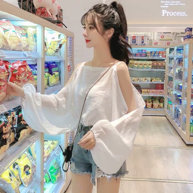 Áo Hở vai Ulzzang ( order )
