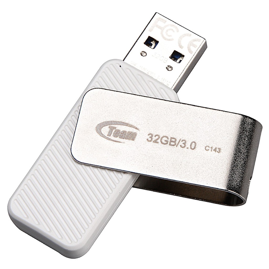 USB Team Group INC C143 32Gb / USB 3.0 Tốc Độ Cao (Trắng) - Hàng chính hãng