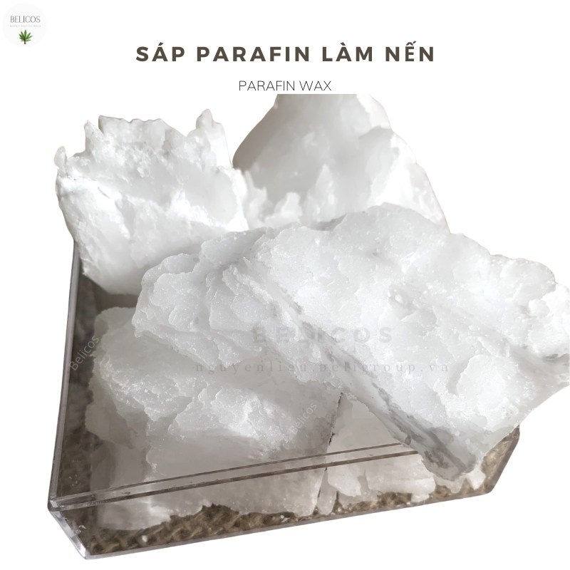 Sáp Parafin Tinh Luyện Làm Nến 1Kg an toàn,dễ làm, chất sáp khô ráo, không mùi