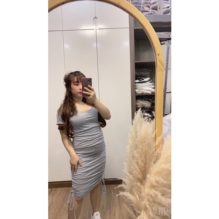 Đầm body rút dây bigsize 60=>90kg