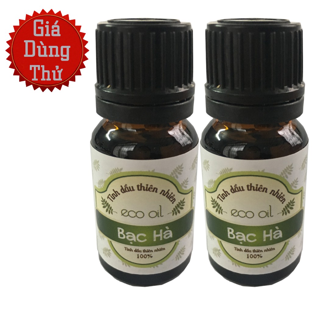 Tinh dầu bạc hà 10ml Eco oil (chọn mùi)