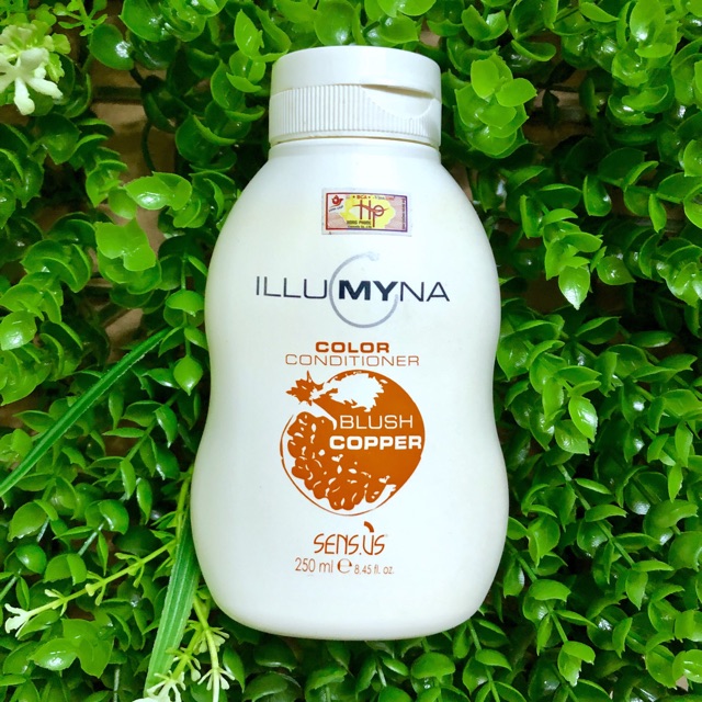 [+Tặng mũ trùm] Dầu xả (mặt nạ) tăng cường ánh sắc cho tóc nhuộm màu đồng cam Copper Sens.us Illamina Ý 250ml