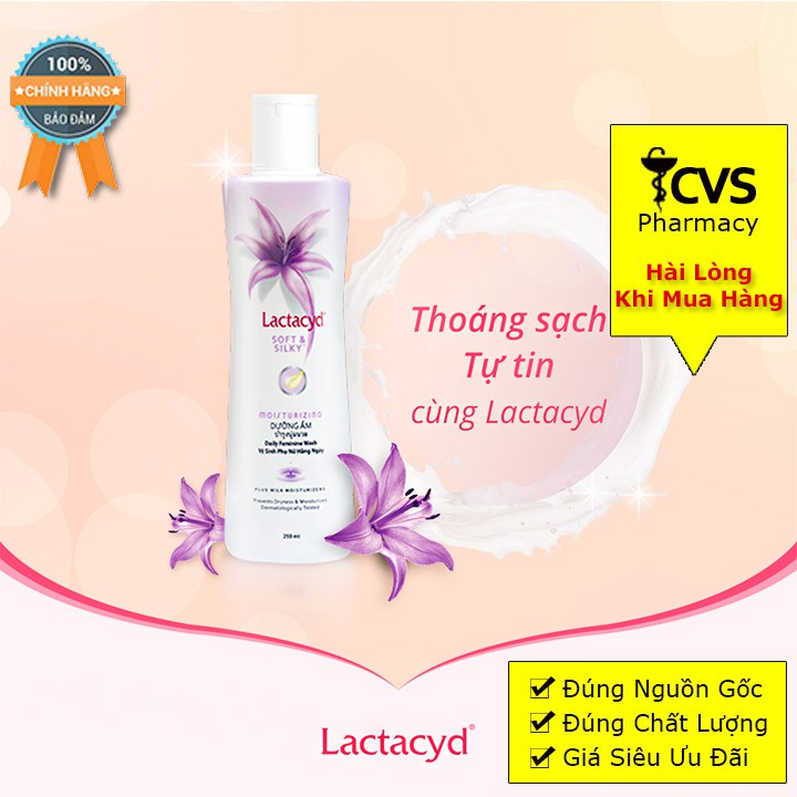 Dung Dịch Vệ Sinh Lactacyd  Soft &amp; Silky 150ml/250ml