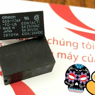 Relay khối omron G6B - 1174P (cũ)