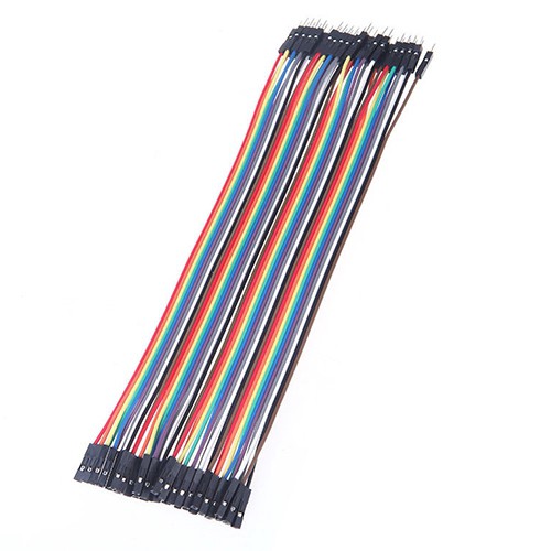 40 Pcs 20cm Male to Female Dupont Wire Jumper Cable for Arduino Breadboard