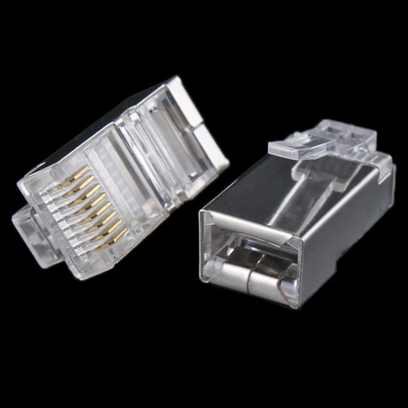 Đầu Nối Mạng Lan CAT5 Chuẩn RJ45 8P8C Chất Lượng Cao