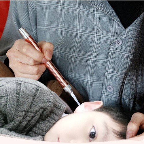 Dụng Cụ Lấy Ráy Tai Có Đèn 3In1 Hộp sắt