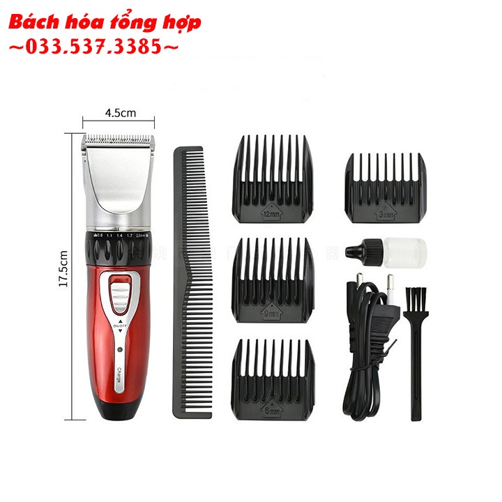 Máy cắt tóc cho bé, tông đơ cắt tóc người lớn JC 0817 sạc điện dễ sử dụng, công suất 3W