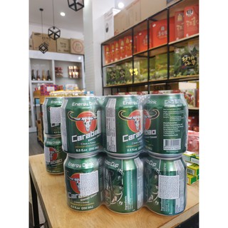 Lốc 6 lon nước tăng lực Carabao (6x250ml)